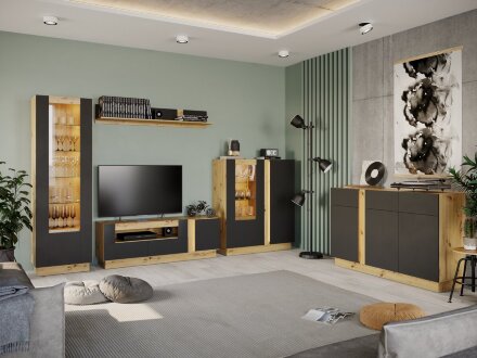 Комод КД-3 Modo (Модо), черный 